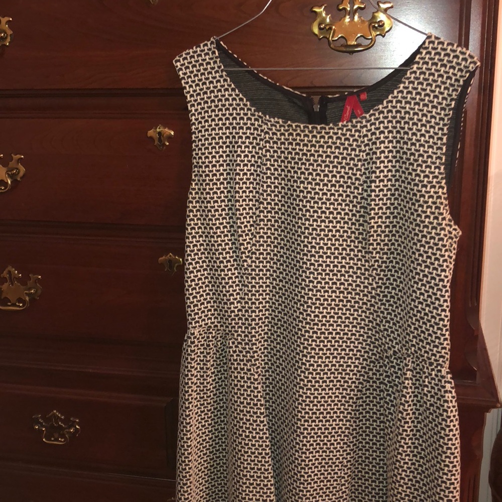 Black and white dress